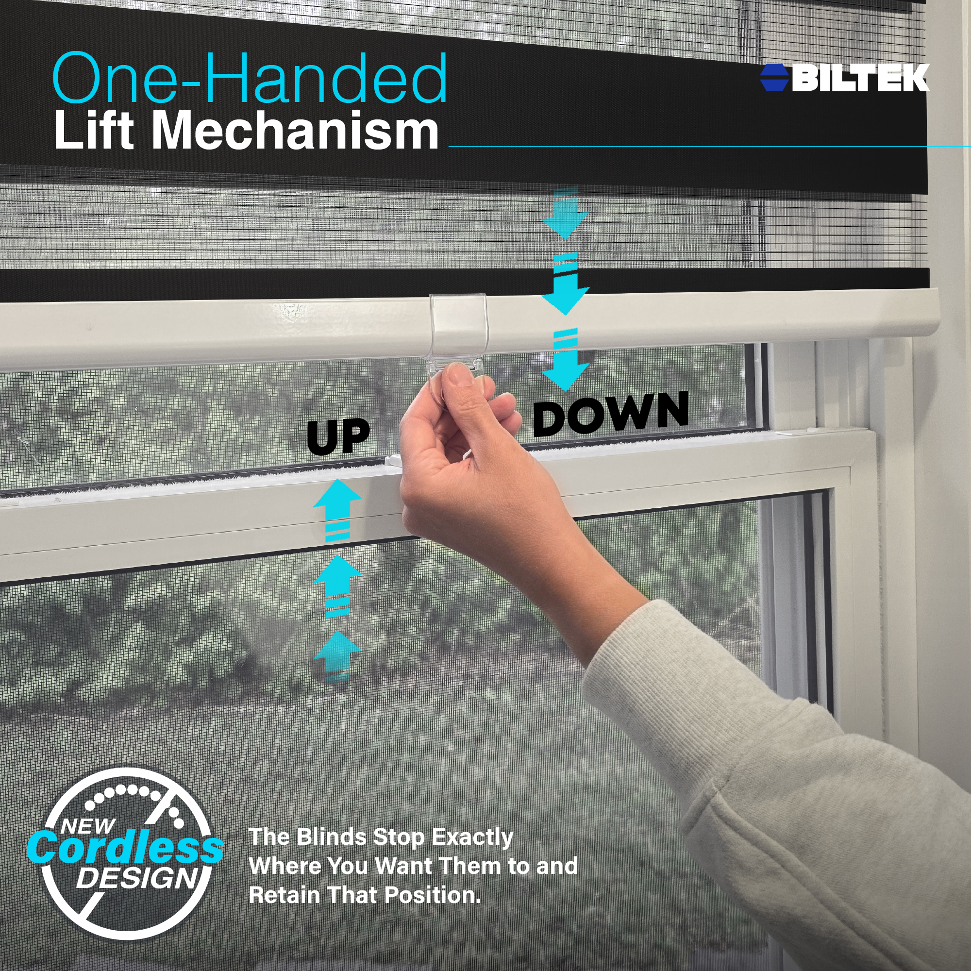 Cordless Zebra Roller Blinds Sheer Shades, Sheer or Privacy - 20" to 72"W x 72"H - Picture 12 of 21