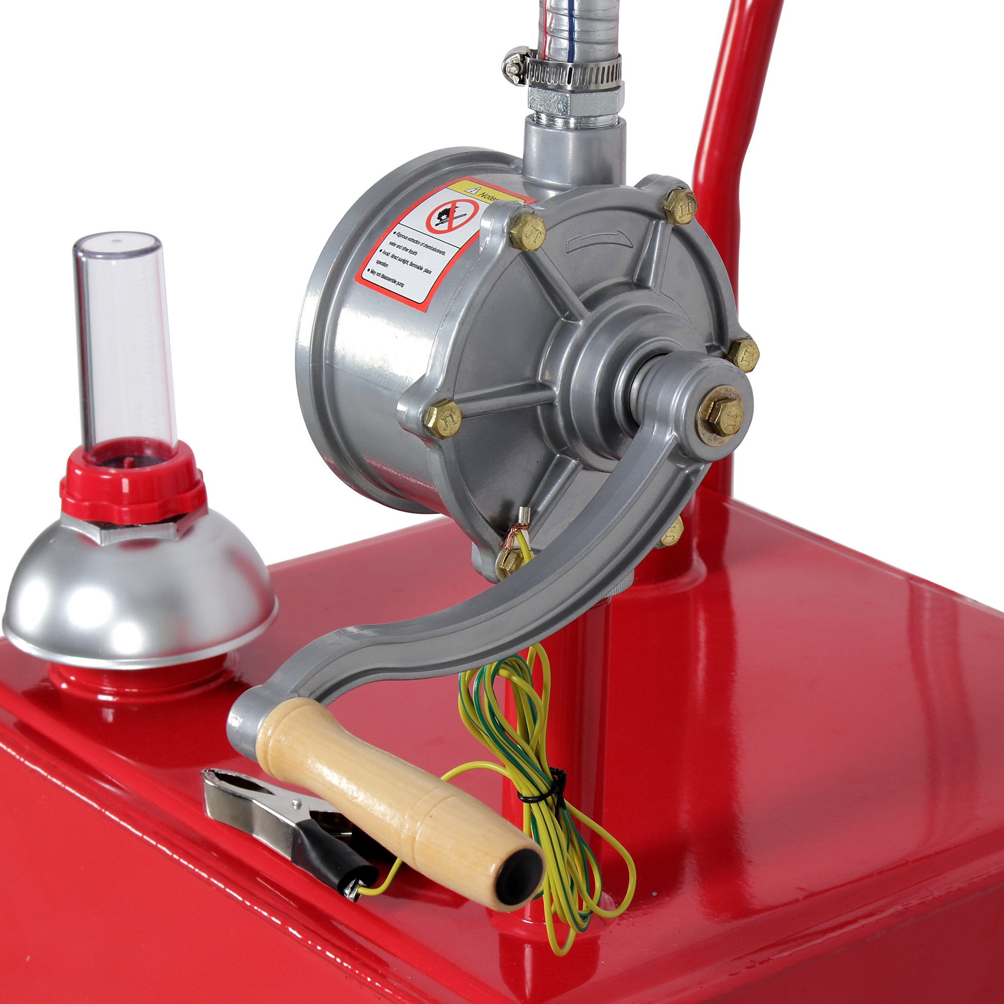 30 Gallon Gas Caddy Tank Storage Drum Gasoline Diesel Fuel Transfer