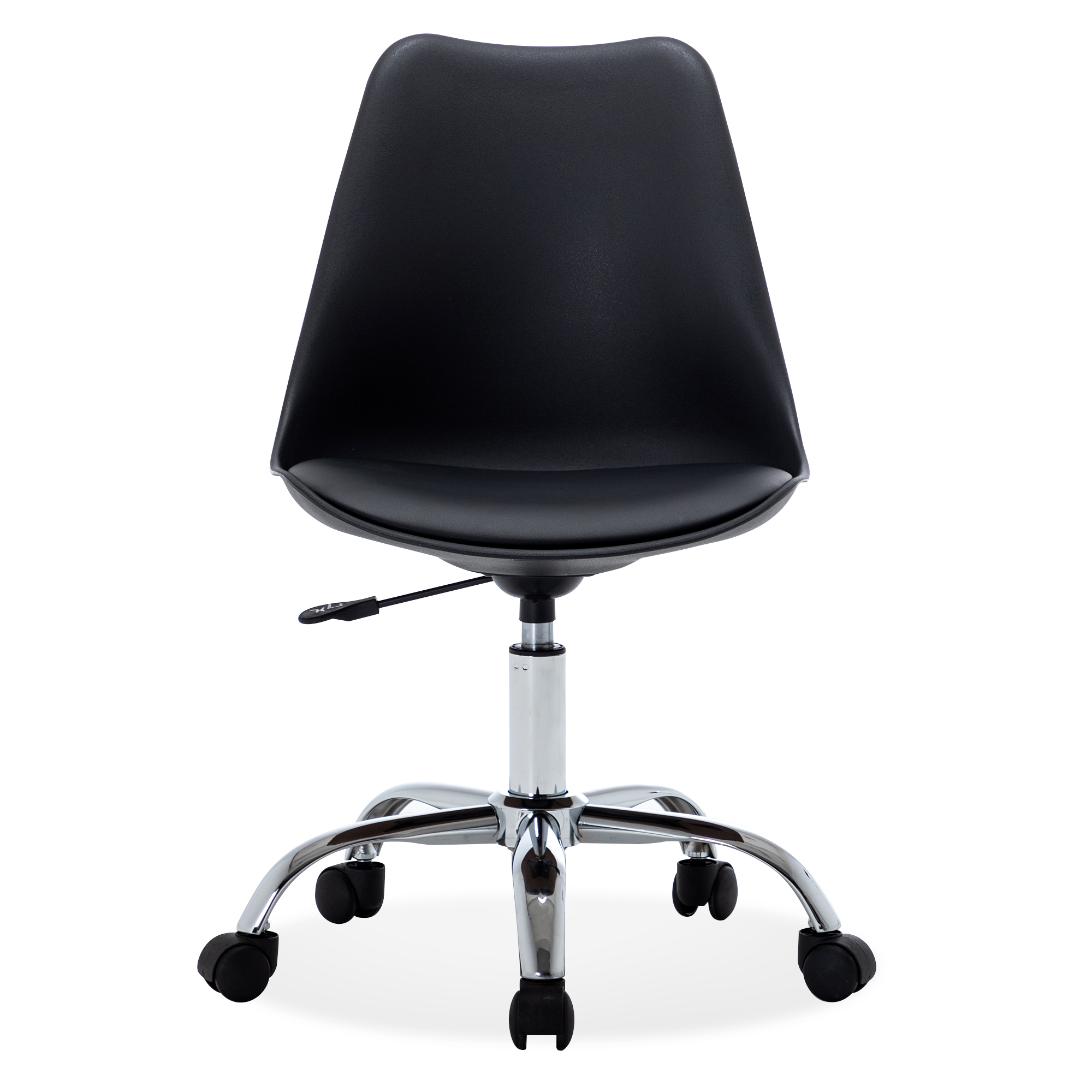 Swivel Armless MidBack Task Office Conference Chair Faux Leather