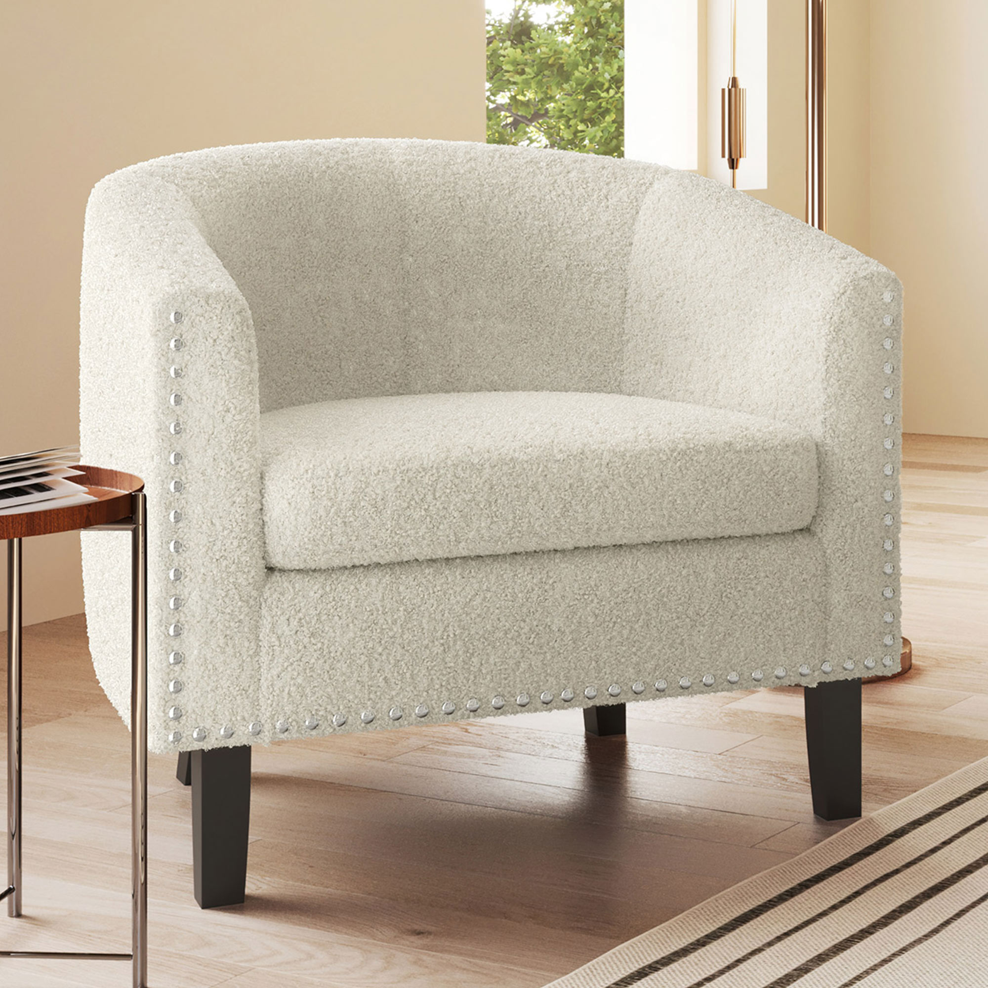 Upholstered With Nail Head