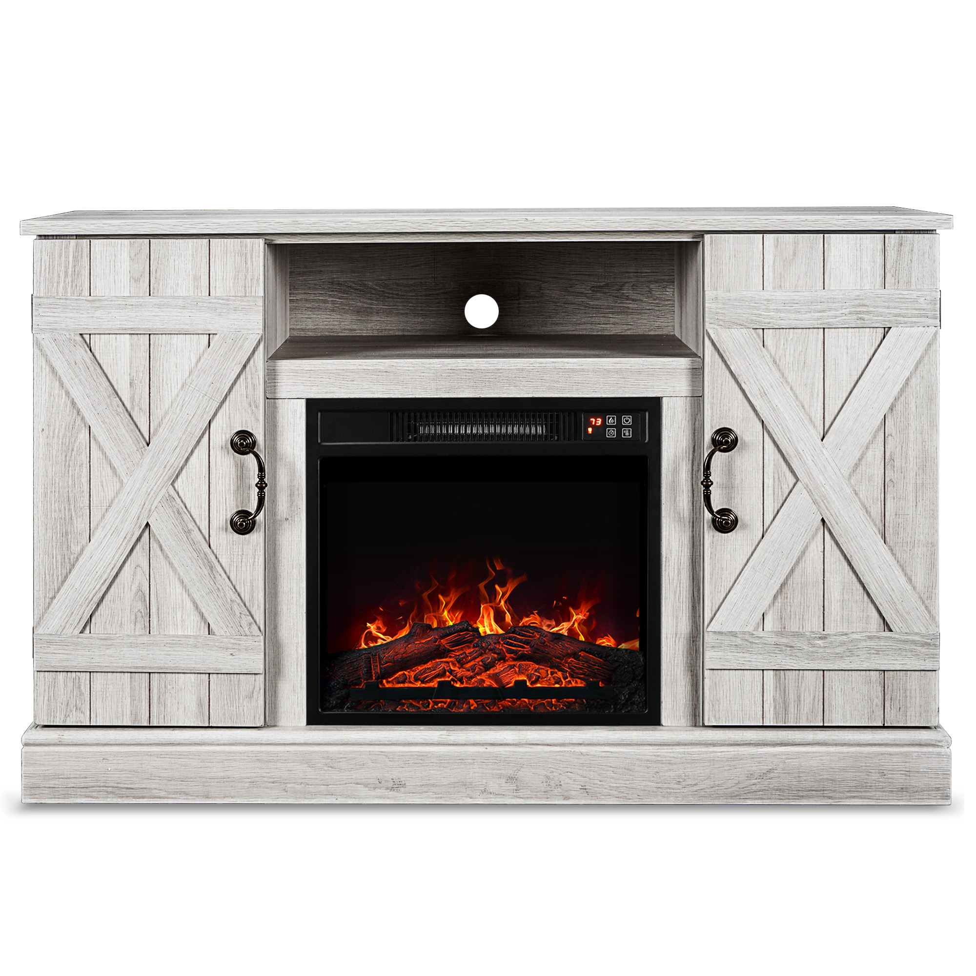 Fireplace Tv Stand Living Room Electric Heater Adjustable