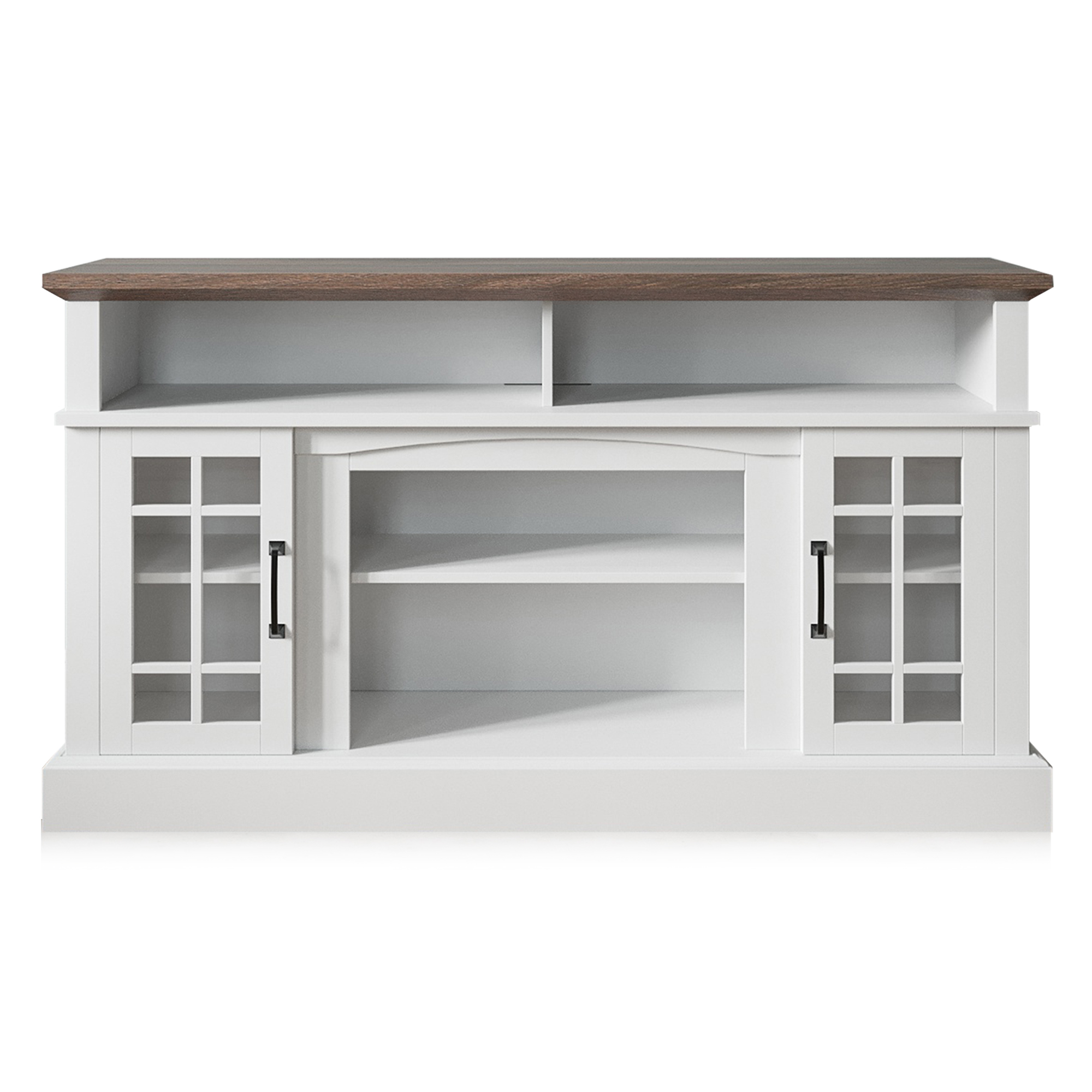 58" TV Stand Console For TVs up to 65" w/ 23" Fireplace - Picture 47 of 55