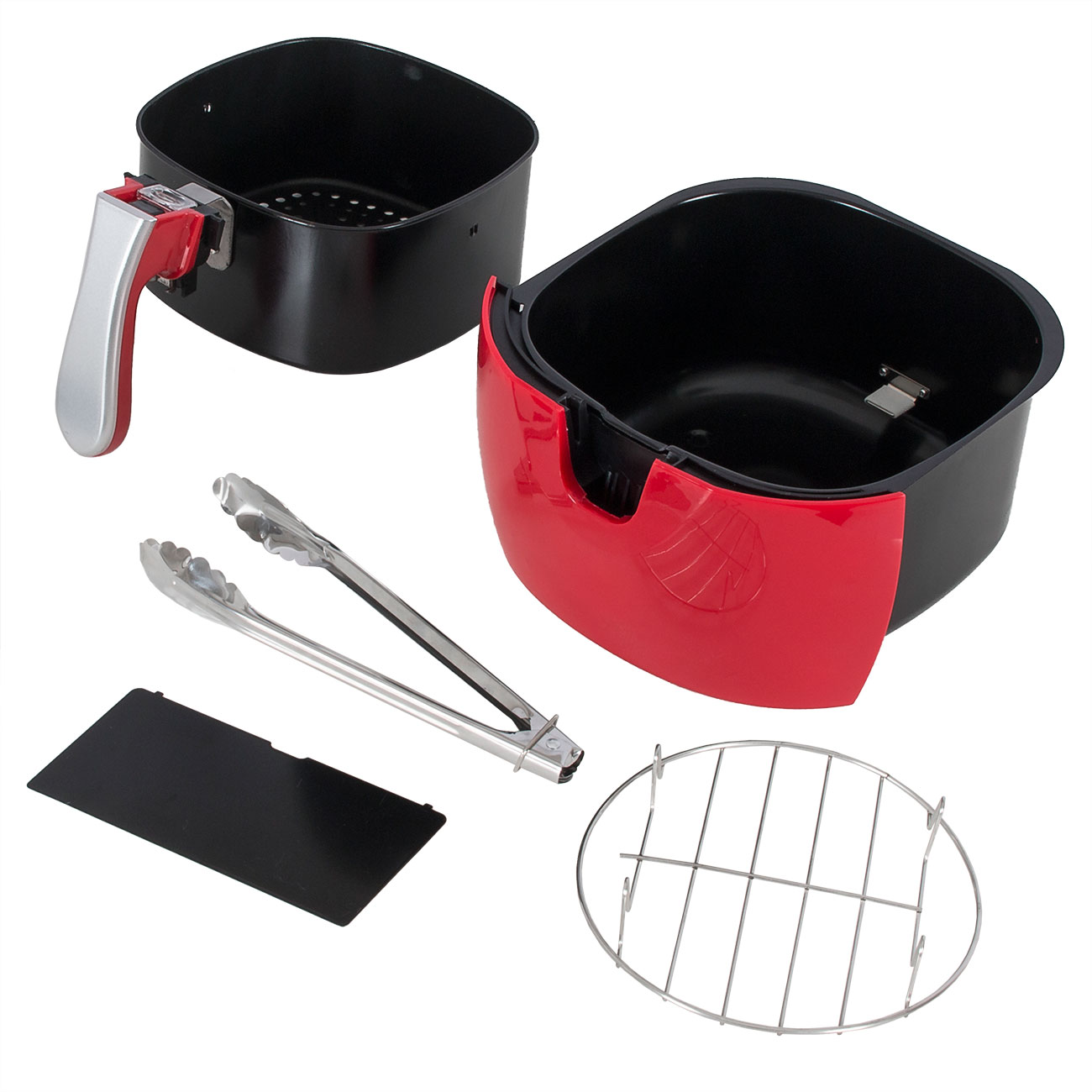 Electric Air Fryer w/ Temperature Control, Detachable Basket & Carry