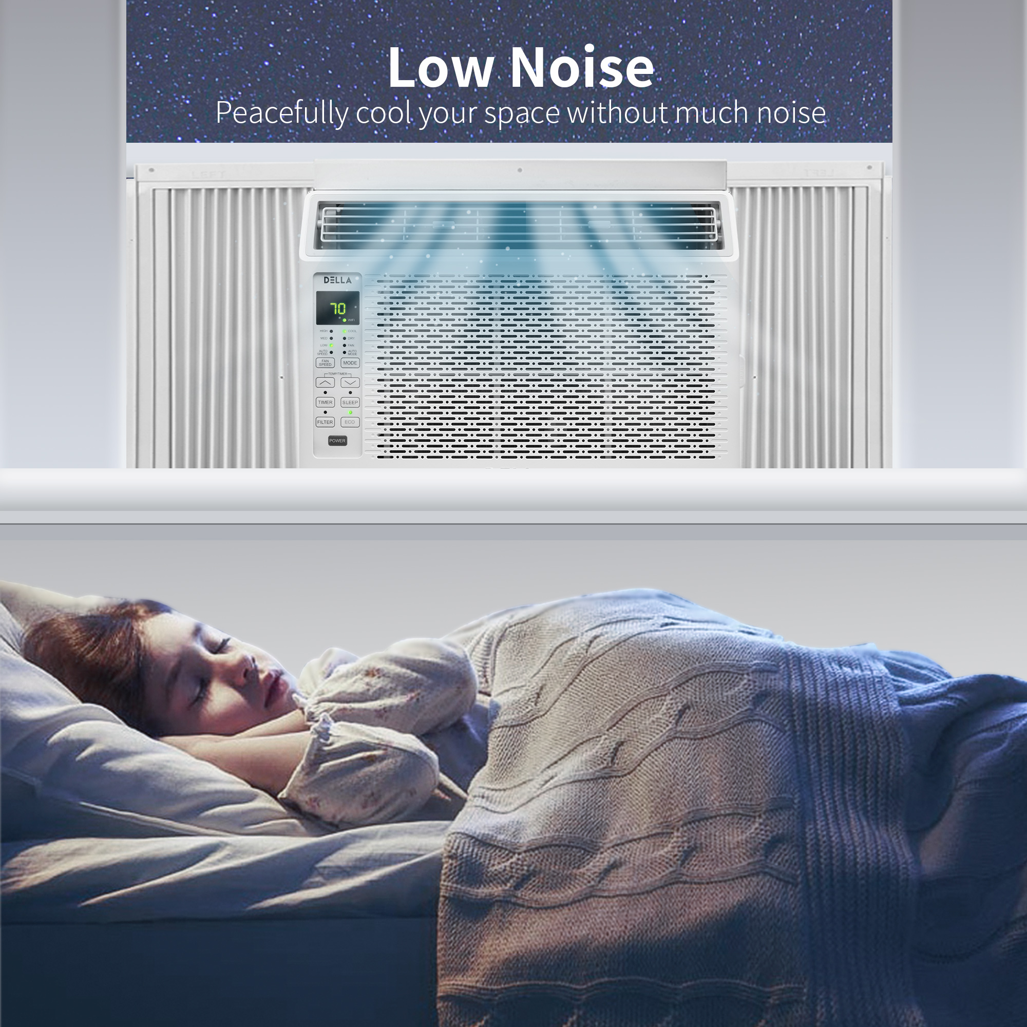 6000 BTU Energy Star Window Air Conditioner 110V/60Hz ...