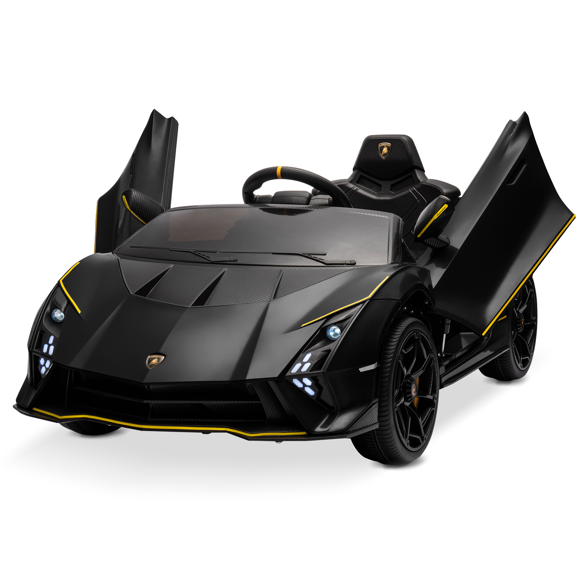 Kidzone 12v Licensed Lamborghini Autentica Kids Ride On Car w/ 4 Motors - Picture 7 of 21