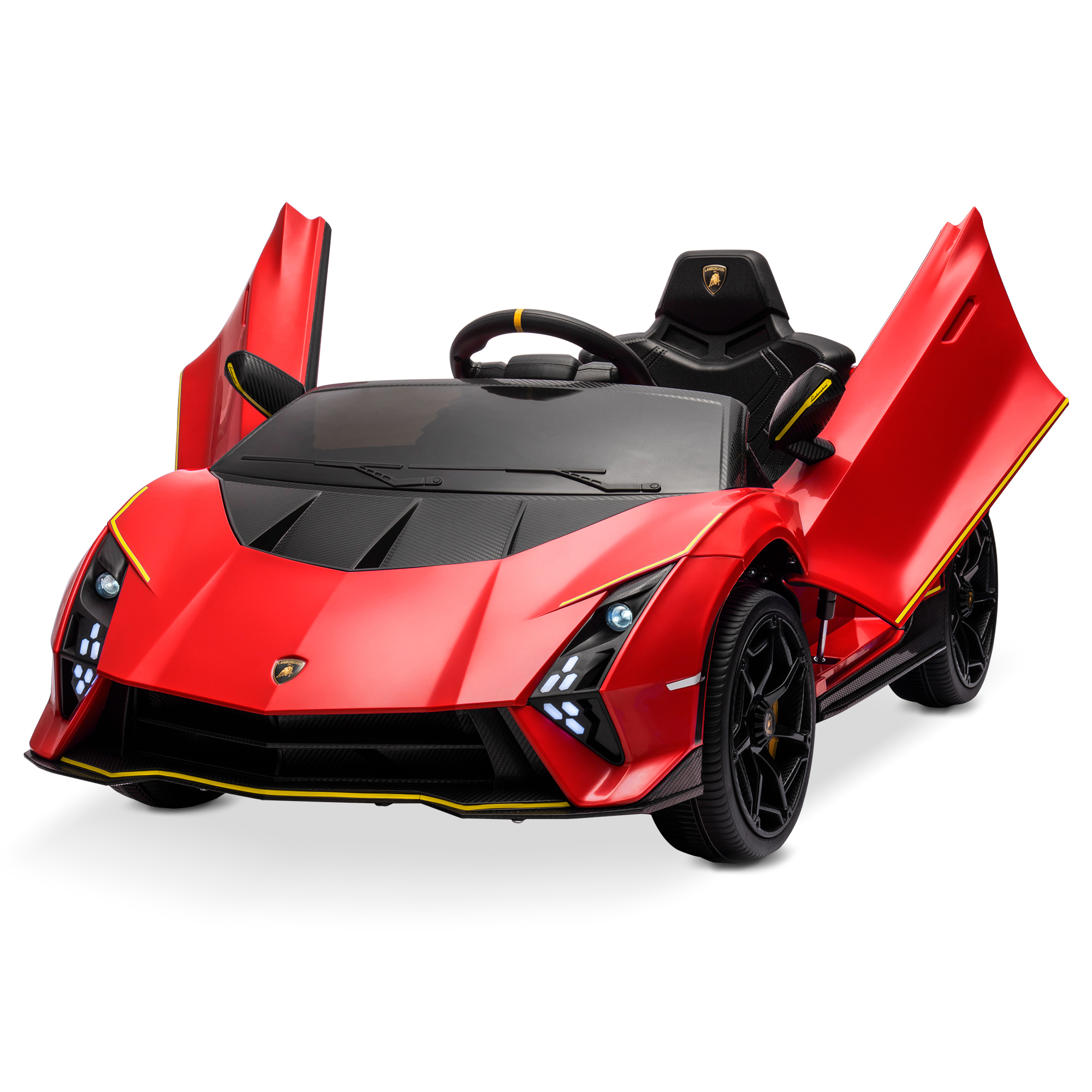 Kidzone 12v Licensed Lamborghini Autentica Kids Ride On Car w/ 4 Motors - Picture 16 of 21