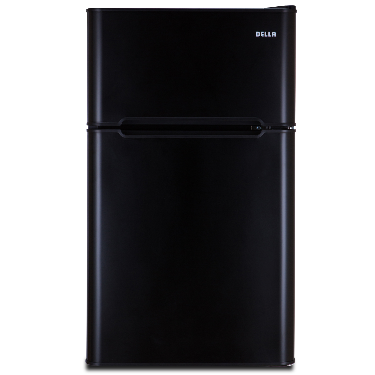 Mini All Food Refrigerator Black 2Door Full Freezer Compact Fridge, 3.