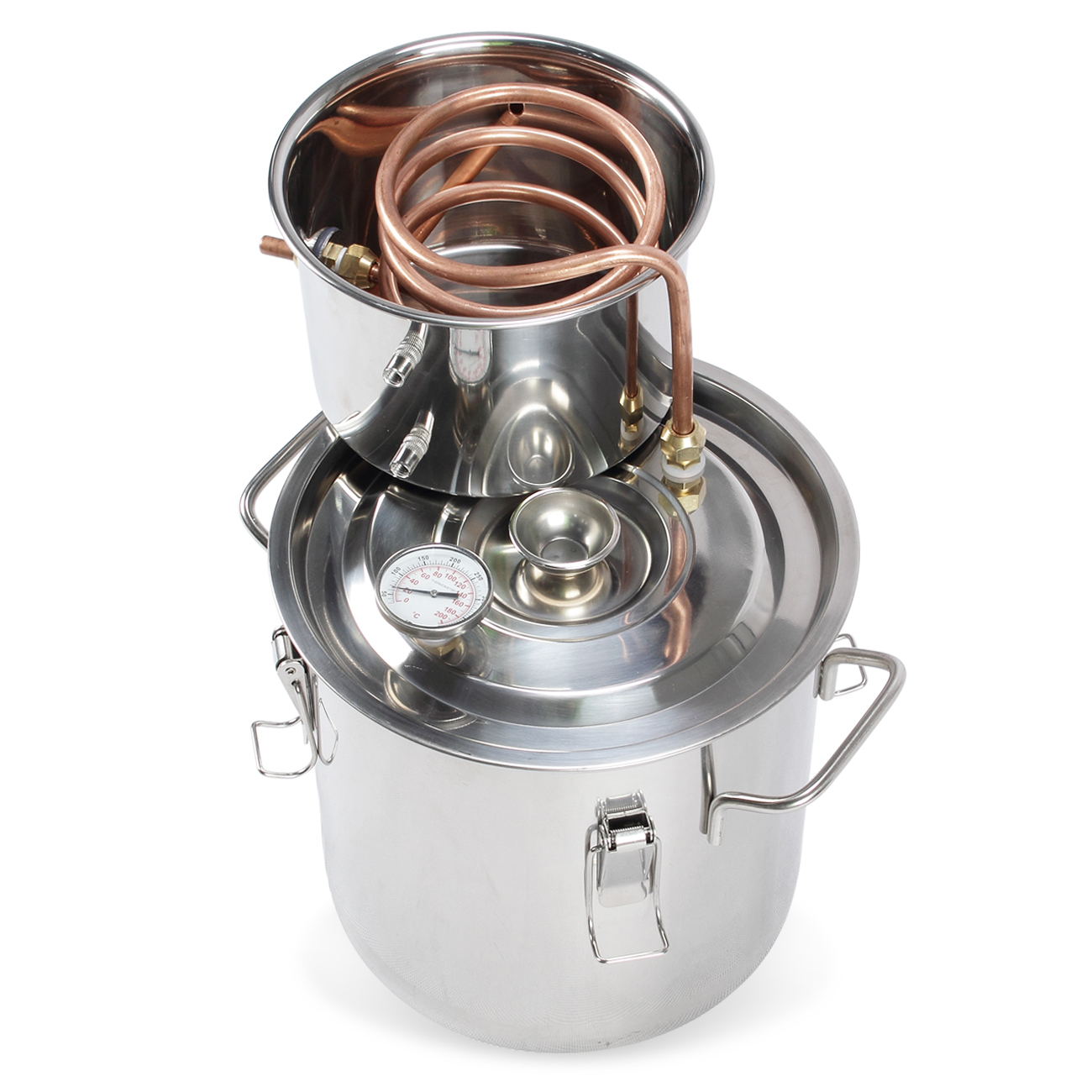 3 Gallon 10 to 12 Liter Water Distiller Boiler Kit Home Brewing