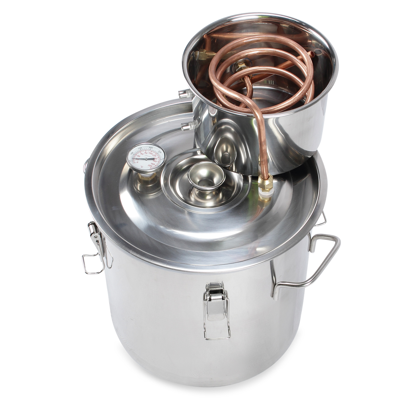 5 Gallon 18L Water Distiller Wine Alcohol Stainless Steel Boiler Wine Making Kit eBay