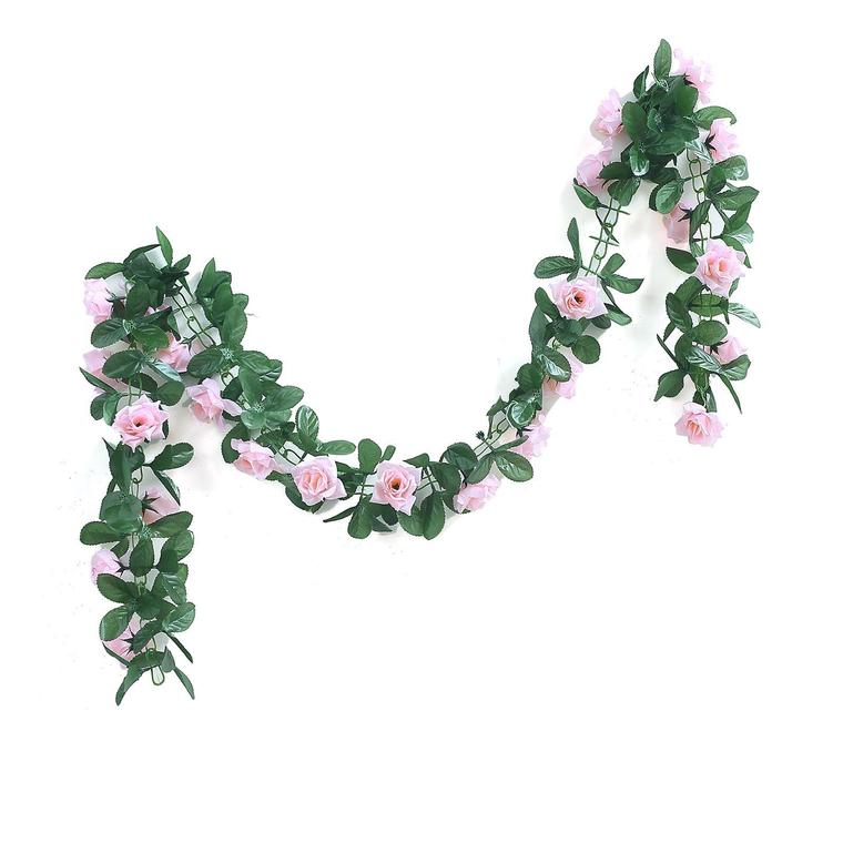 6 feet 3D Chain GARLAND SILK ROSES Wedding FLOWERS Bouquets Party Home Decor - Picture 23 of 39