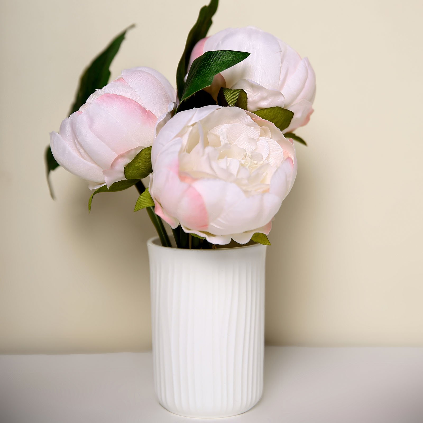10 pcs 3-Inch Artificial Faux SILK PEONY FLOWER Heads Wedding Party Supplies - Picture 11 of 54