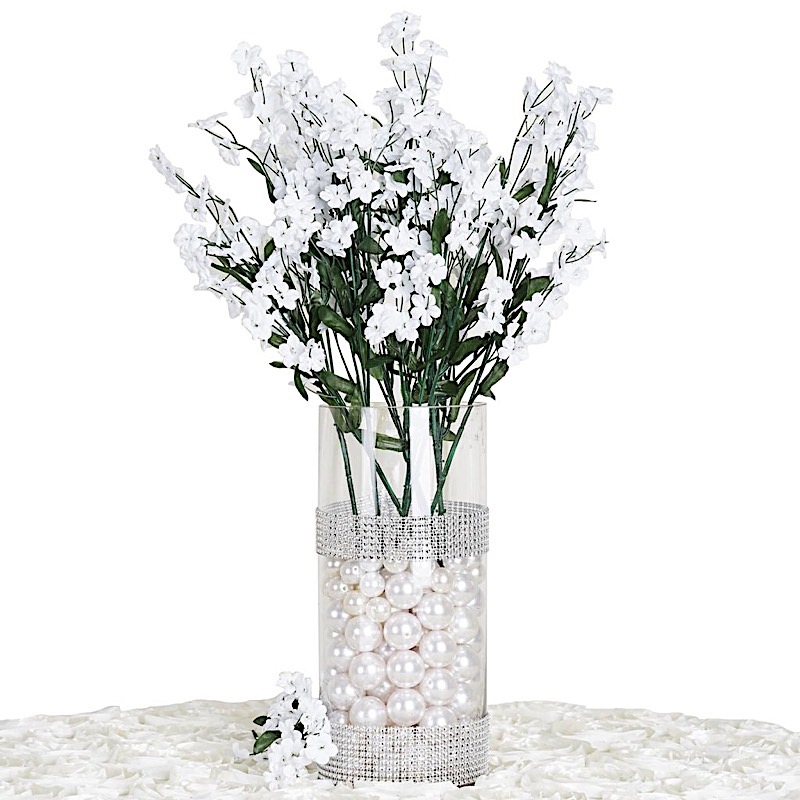 20" tall 24 bushes BABY BREATH Silk FILLER FLOWERS for Wedding Centerpieces SALE - Picture 21 of 22