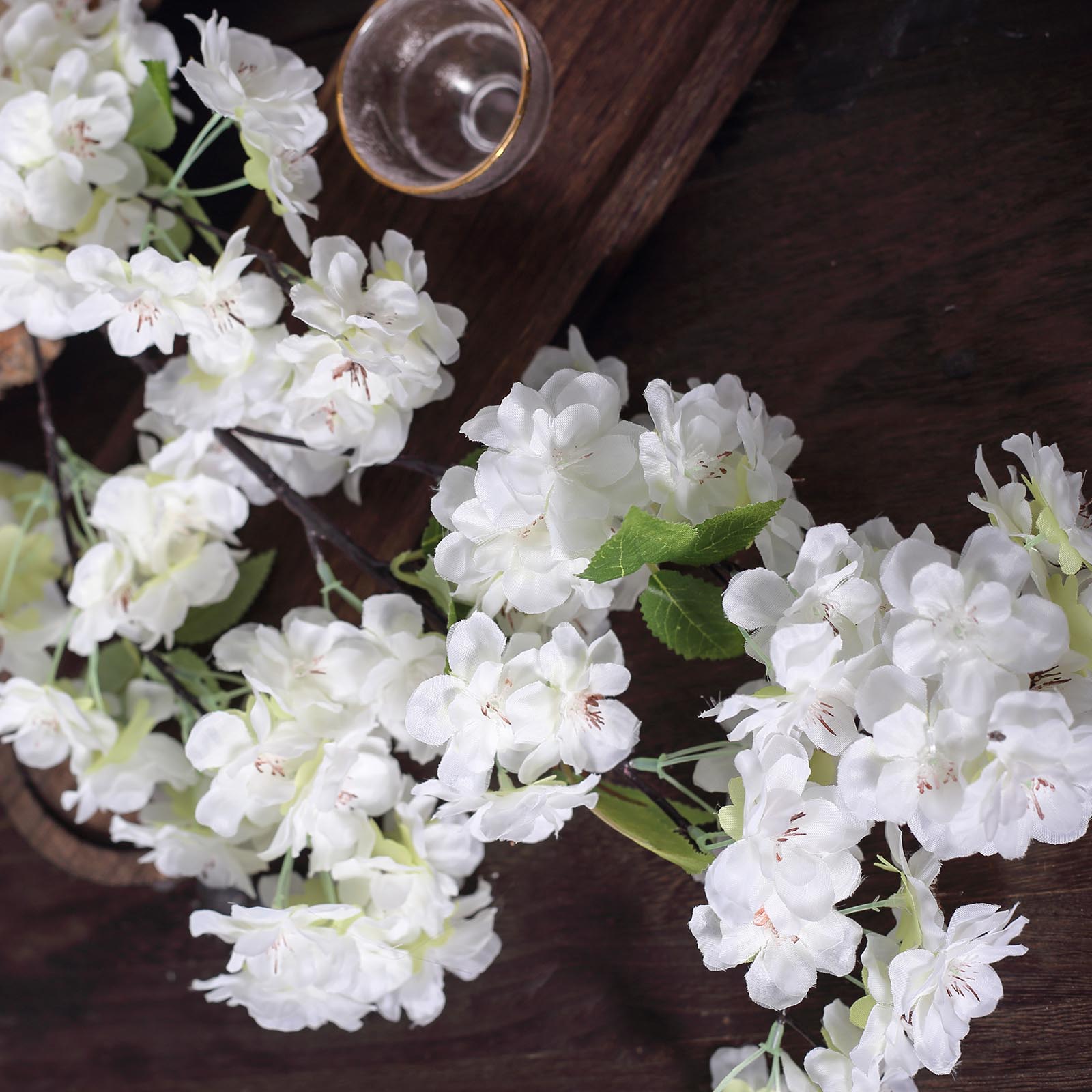 4 pcs 40-Inch tall Silk Cherry Blossom Flowers Branches Wedding Bouquets Party