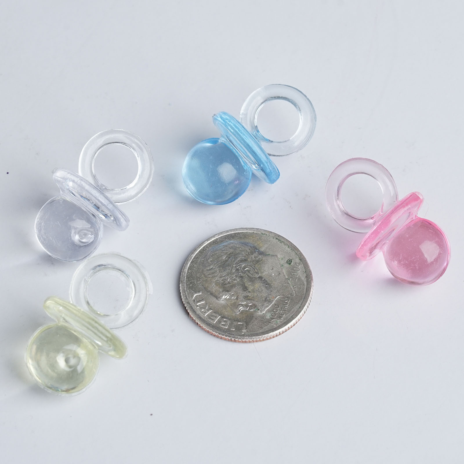 Plastic Mini Baby Pacifiers Party Favors Crafts Decorations Wholesale