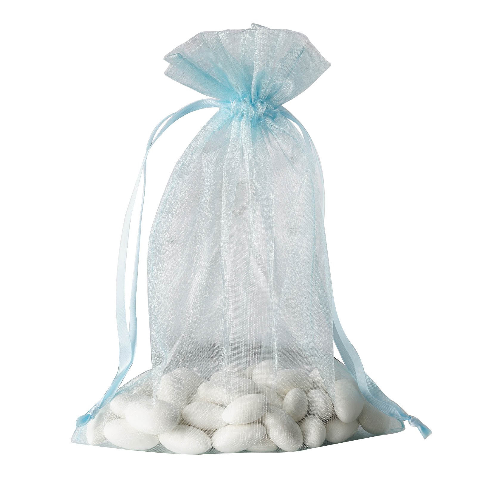 100 pcs 6x9 inch ORGANZA Fabric BAGS Wedding FAVORS Drawstring Gift — free download