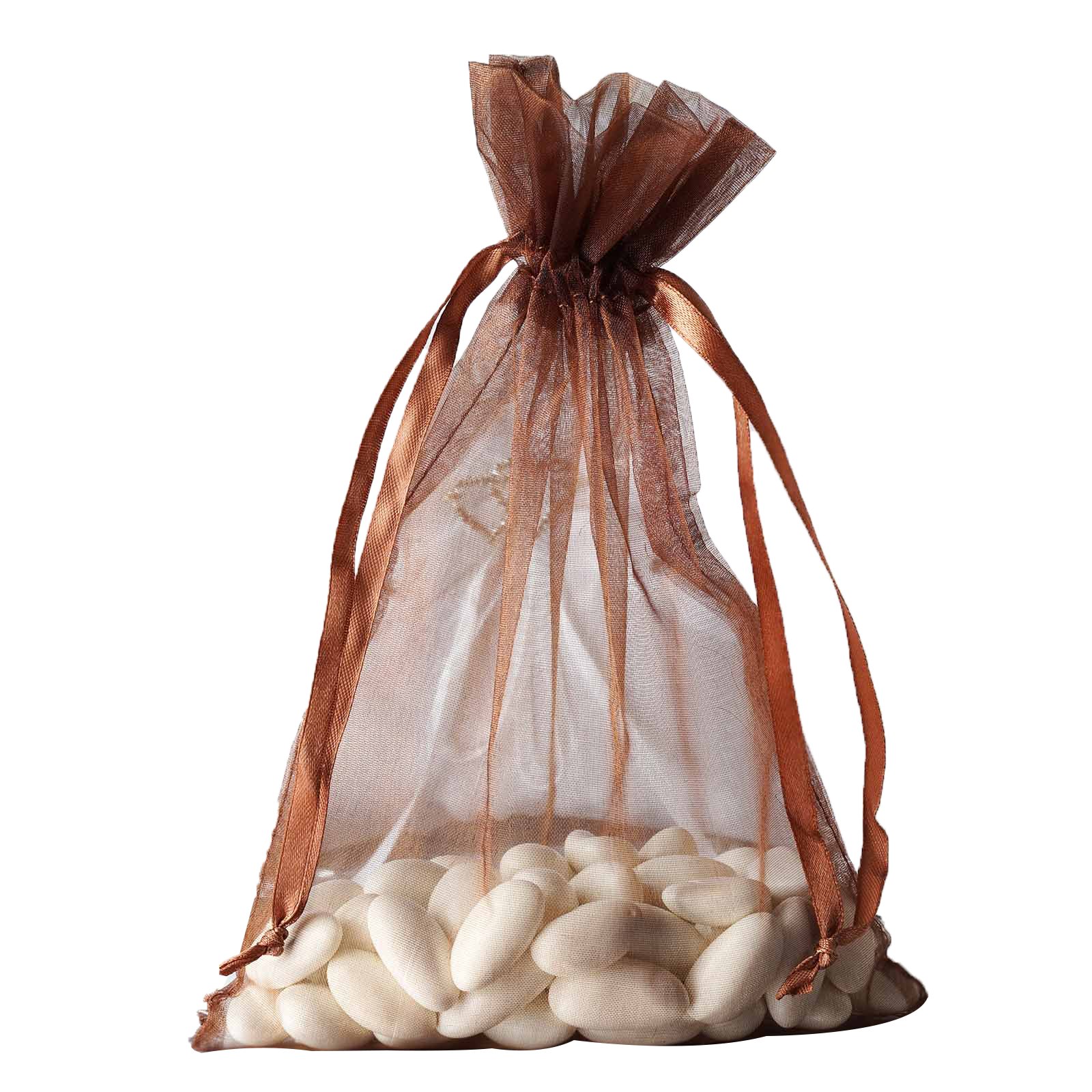 100 pcs 6x9 inch ORGANZA Fabric BAGS - Wedding FAVORS Drawstring Gift Pouch - Picture 14 of 71