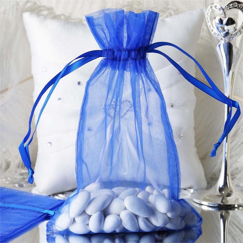 100 pcs 6x9 inch ORGANZA Fabric BAGS - Wedding FAVORS Drawstring Gift Pouch - Picture 58 of 71