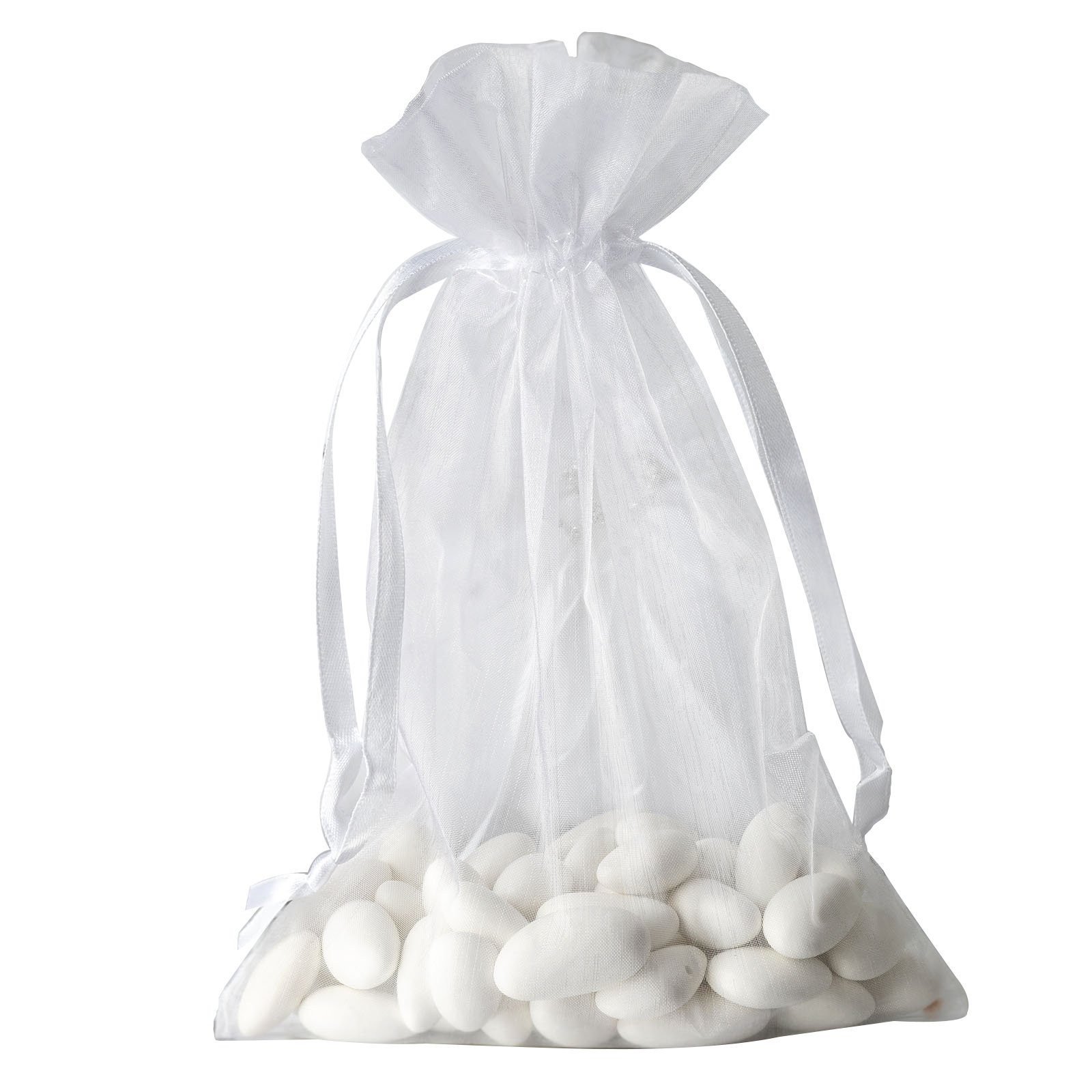 100 pcs 6x9 inch ORGANZA Fabric BAGS Wedding FAVORS Drawstring Gift — free download
