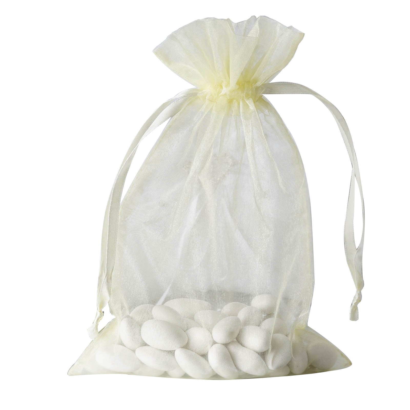 100 pcs 6x9 inch ORGANZA Fabric BAGS - Wedding FAVORS Drawstring Gift Pouch - Picture 67 of 71