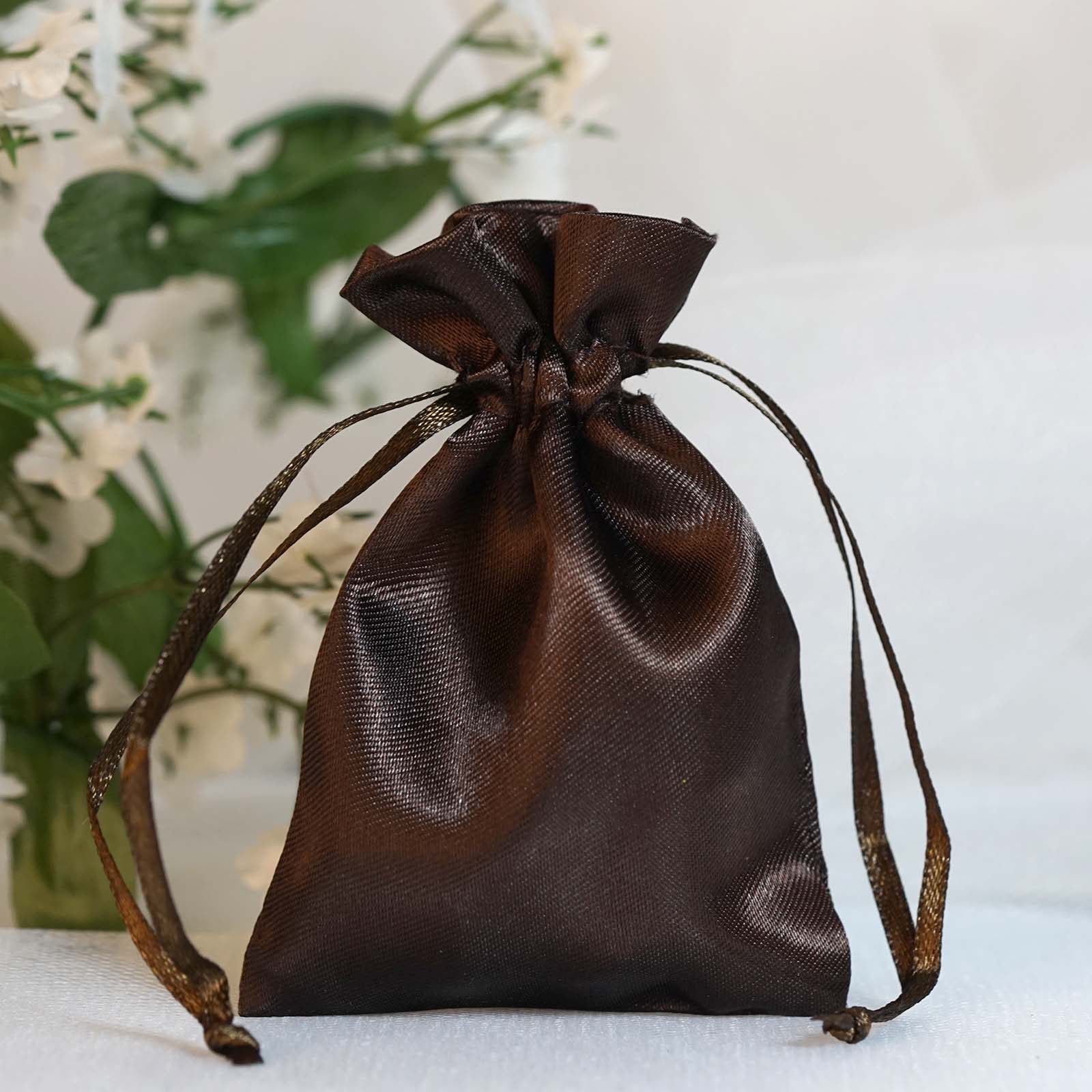 60 pcs 3x4 inch SATIN Drawstring FAVOR BAGS - Wedding Gift Pouches Packaging - Picture 18 of 87