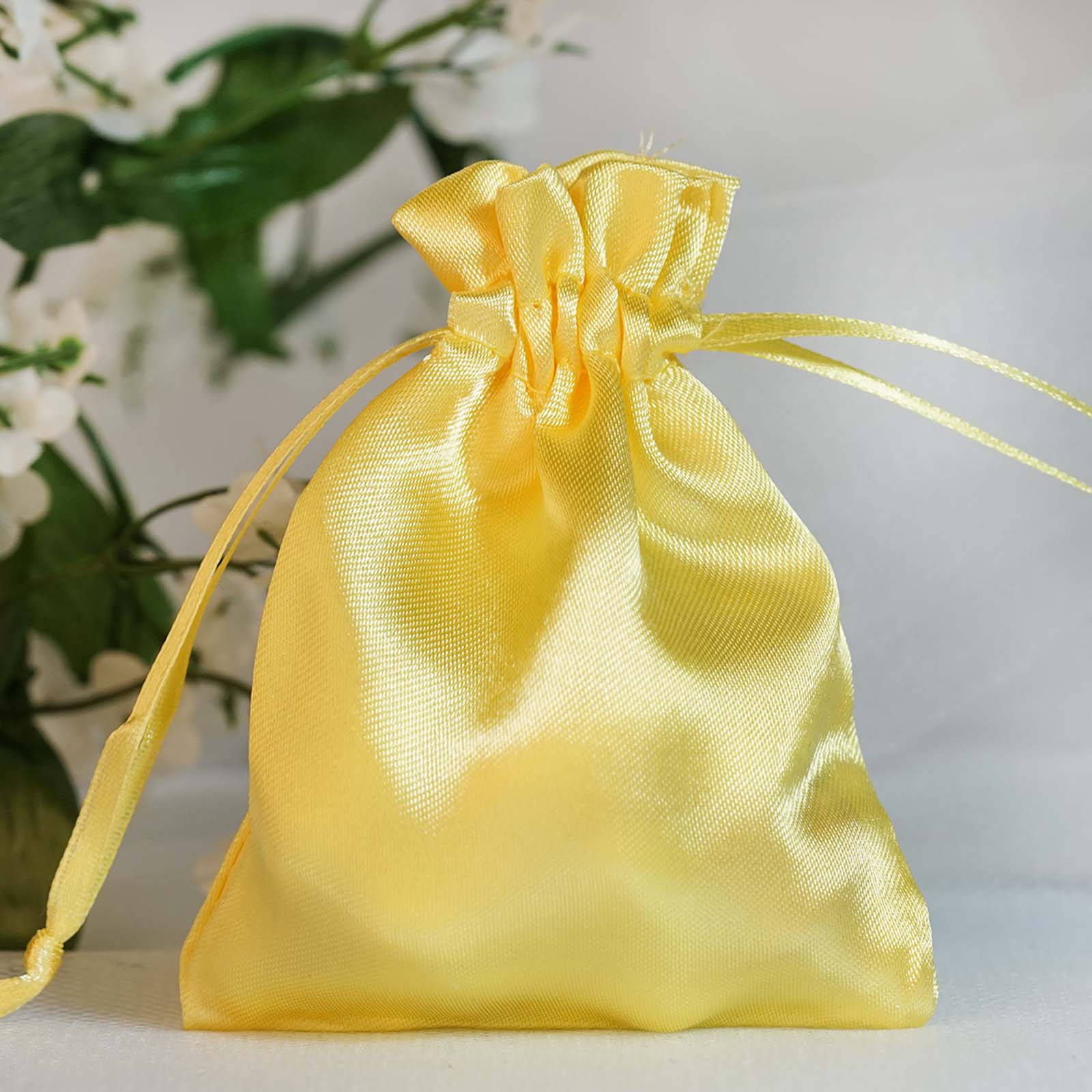 60 pcs 3x4 inch SATIN Drawstring FAVOR BAGS - Wedding Gift Pouches Packaging - Picture 38 of 87