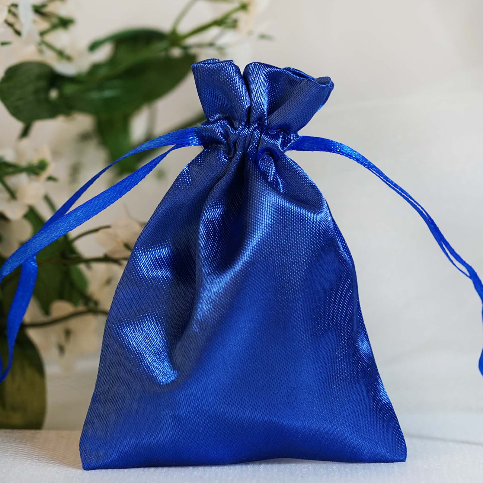60 pcs 3x4 inch SATIN Drawstring FAVOR BAGS - Wedding Gift Pouches Packaging - Picture 58 of 87