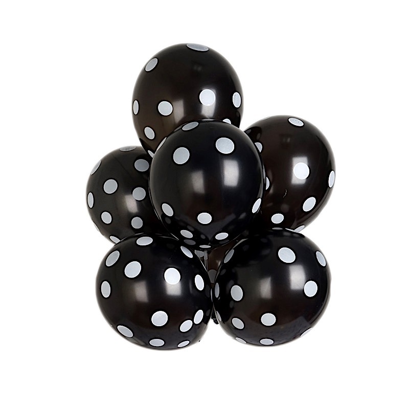 100 pcs Polka Dots 12" Metallic Latex Balloons PARTY DECORATIONS Supplies SALE - Picture 10 of 17