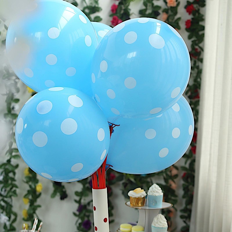 100 pcs Polka Dots 12" Metallic Latex Balloons PARTY DECORATIONS Supplies SALE - Picture 14 of 17