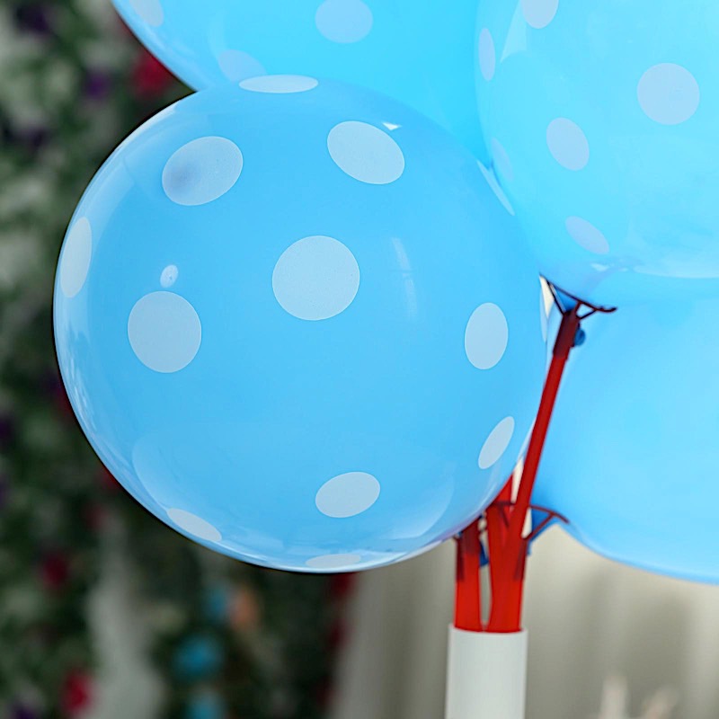 100 pcs Polka Dots 12" Metallic Latex Balloons PARTY DECORATIONS Supplies SALE - Picture 15 of 17