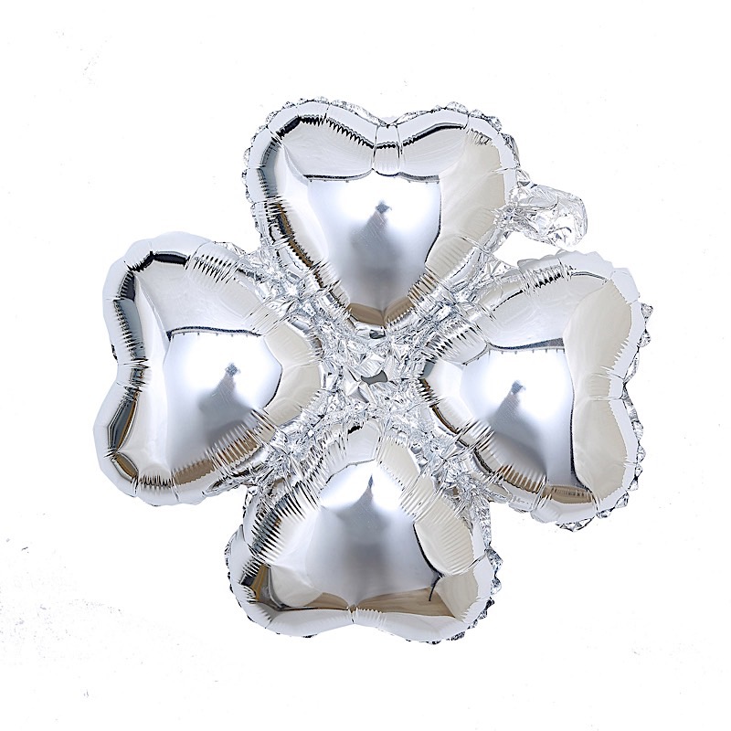 15-Inch wide Clover Mylar Foil Balloons Party Wedding Decorations Supplies - Picture 36 of 38
