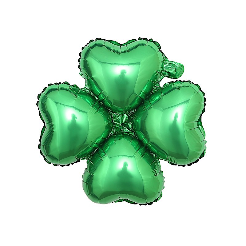 15-Inch wide Clover Mylar Foil Balloons Party Wedding Decorations Supplies - Picture 18 of 38
