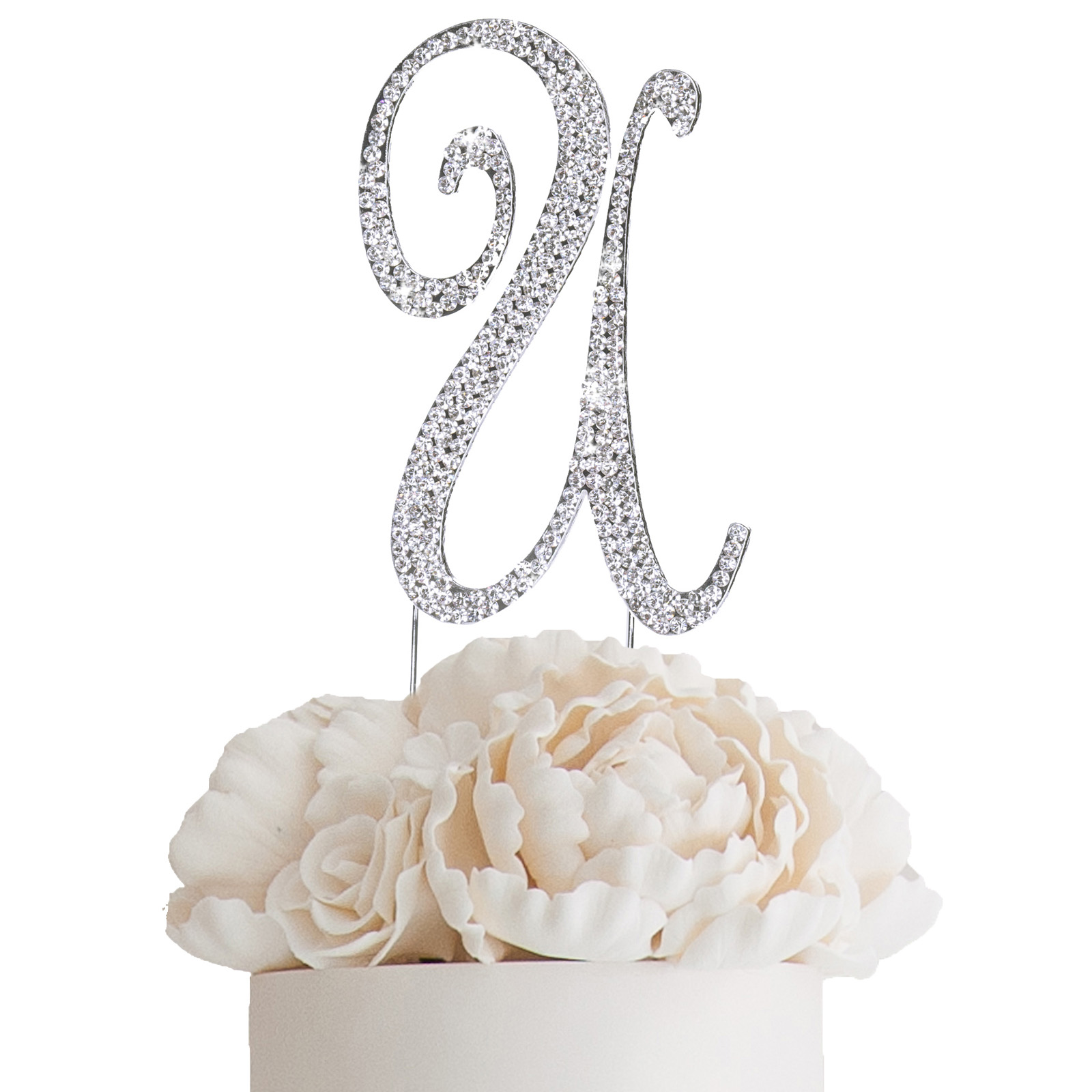 4,5" groß Strass TORTENAUFLEGER Hochzeit Party Dekoration Zubehör im Angebot - Bild 71 von 74