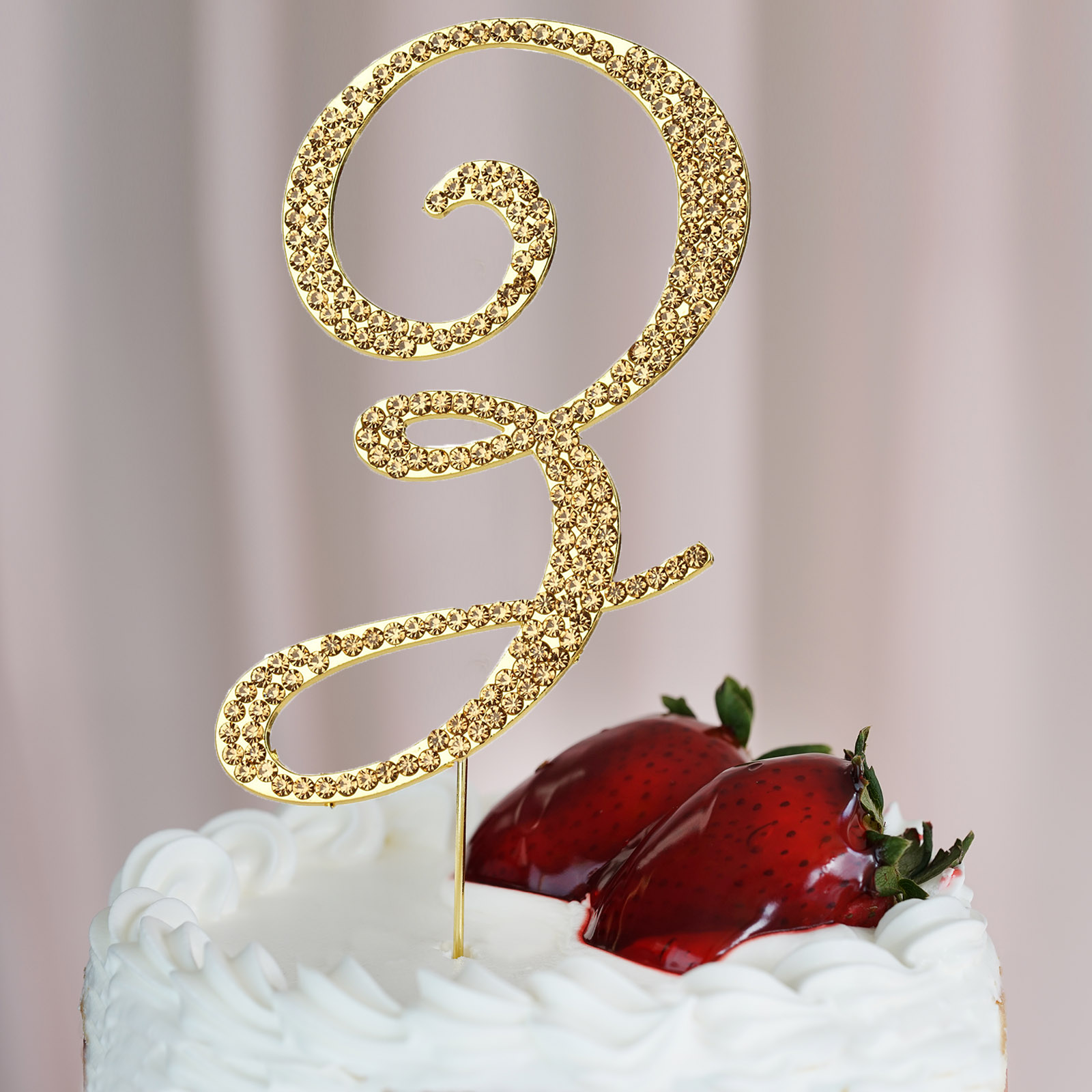 4,5" groß Strass TORTENAUFLEGER Hochzeit Party Dekoration Zubehör im Angebot - Bild 60 von 74