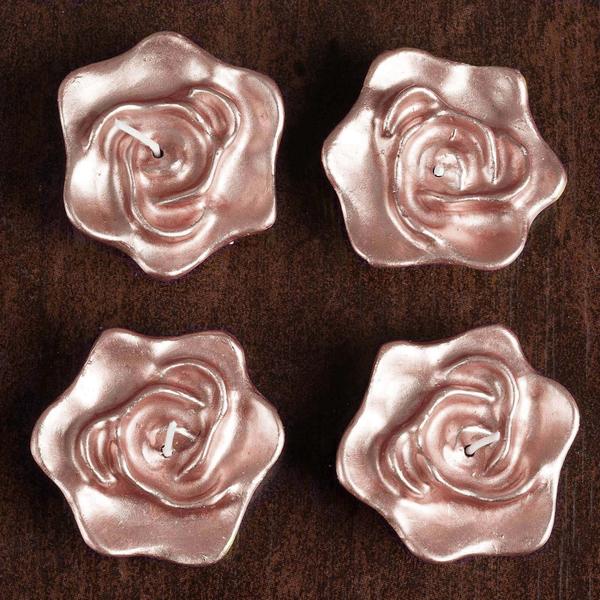 2.5" wide Wedding Roses Flowers Floating Candles Centerpieces Decorations SALE - Picture 17 of 22