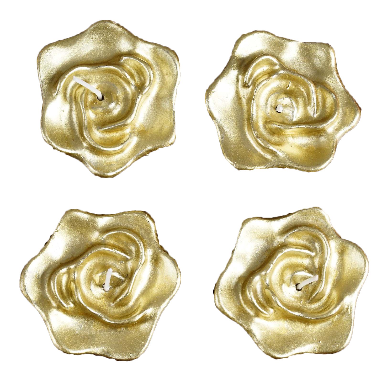 2.5" wide Wedding Roses Flowers Floating Candles Centerpieces Decorations SALE - Picture 8 of 22