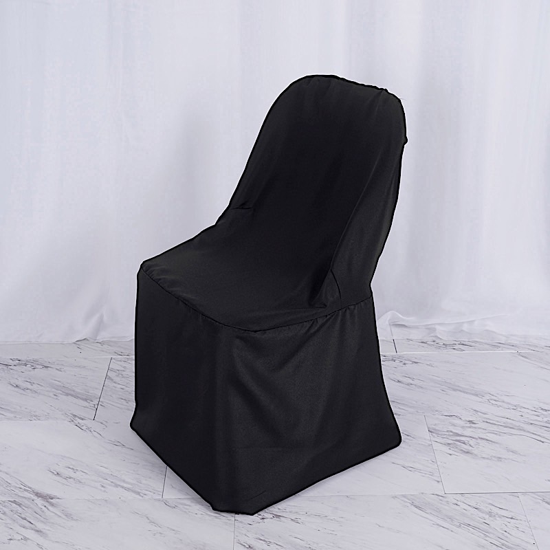100 Polyester Folding CHAIR COVERS Wedding Banquet Party Slipcover Decorations - Picture 15 of 134