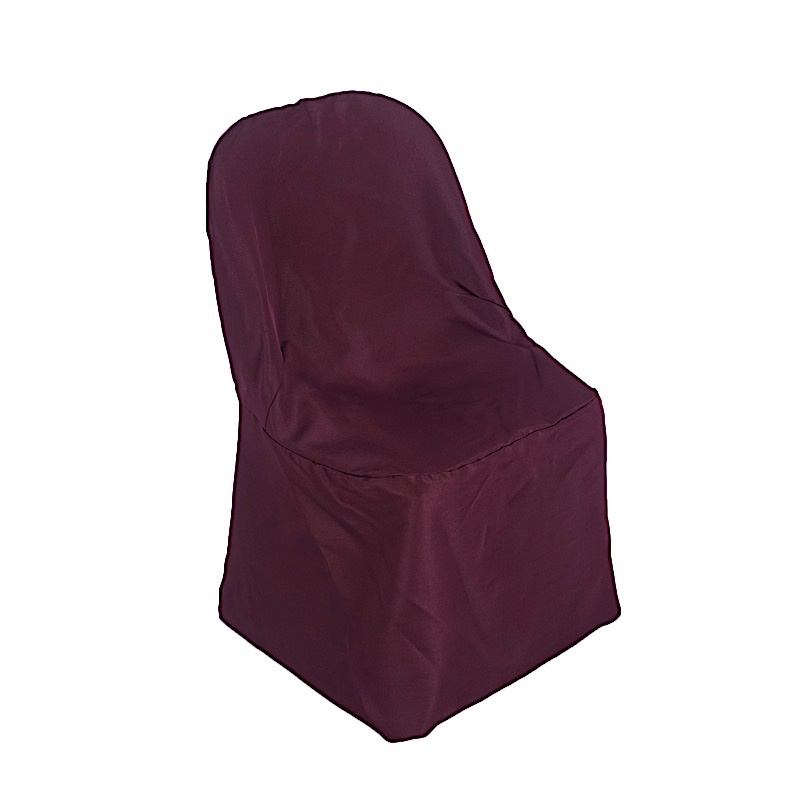 100 Polyester Folding CHAIR COVERS Wedding Banquet Party Slipcover Decorations - Picture 24 of 134