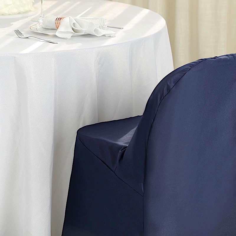 100 Polyester Folding CHAIR COVERS Wedding Banquet Party Slipcover Decorations - Picture 78 of 134