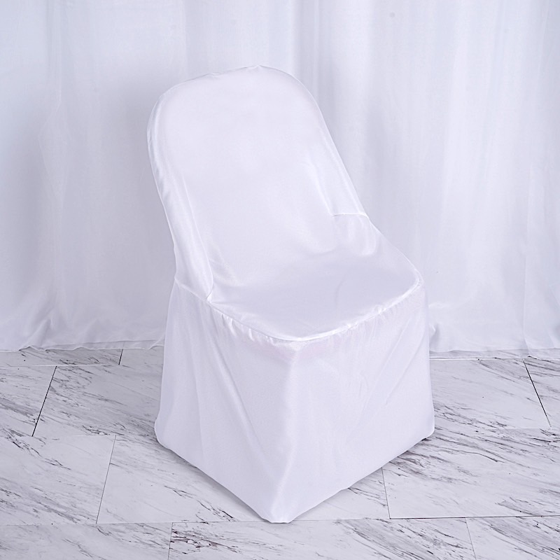100 Polyester Folding CHAIR COVERS Wedding Banquet Party Slipcover Decorations - Picture 133 of 134