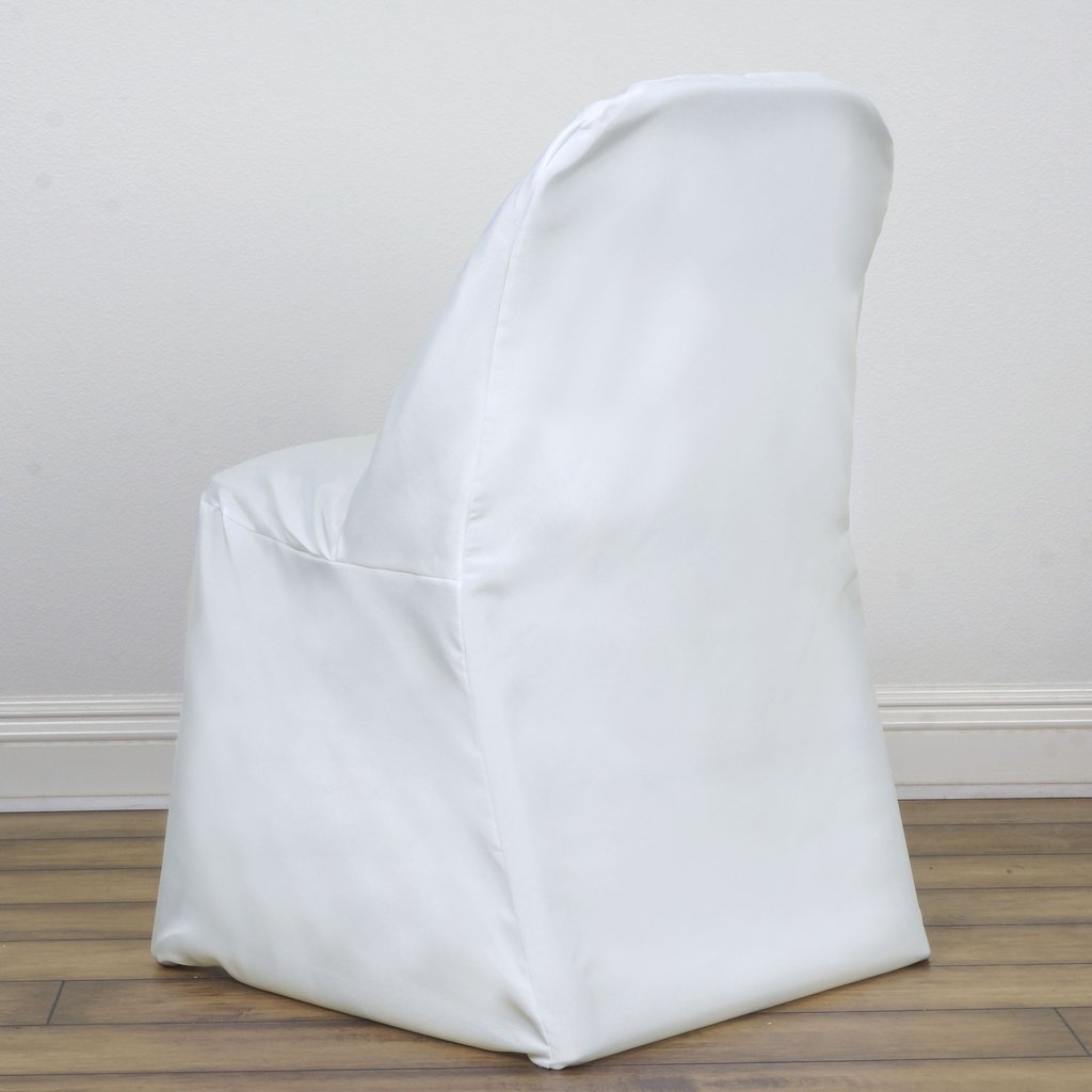100 Polyester Folding CHAIR COVERS Wedding Banquet Party Slipcover Decorations - Picture 69 of 134