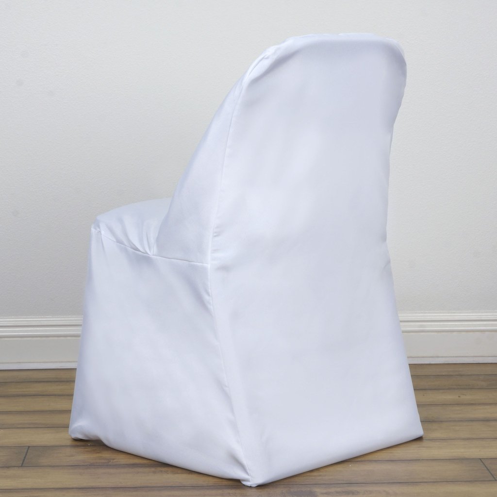 100 Polyester Folding CHAIR COVERS Wedding Banquet Party Slipcover Decorations - Picture 130 of 134