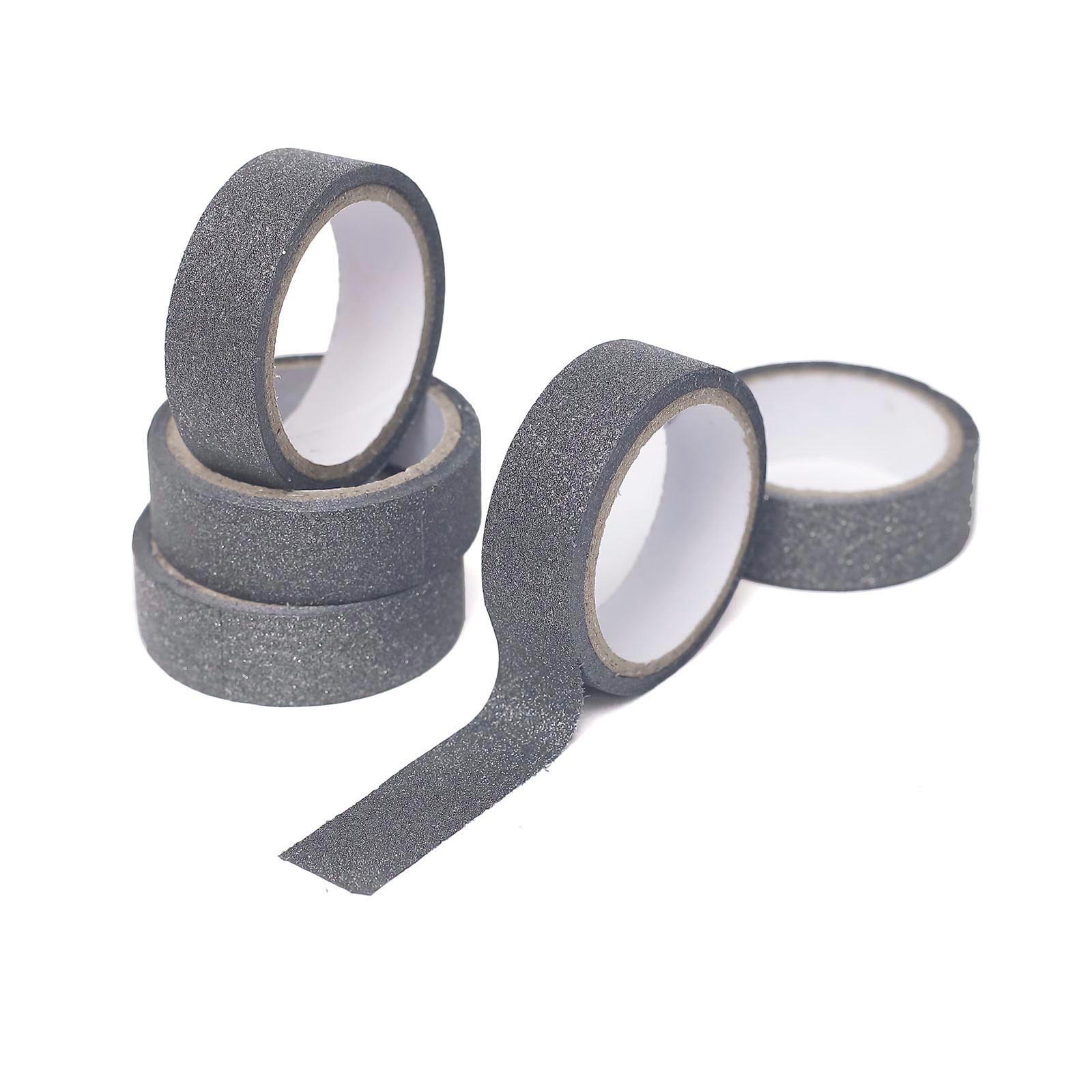 5 pcs 5 yards Self-Adhesive Glittery Washi Tapes Wedding Crafts DIY decorations