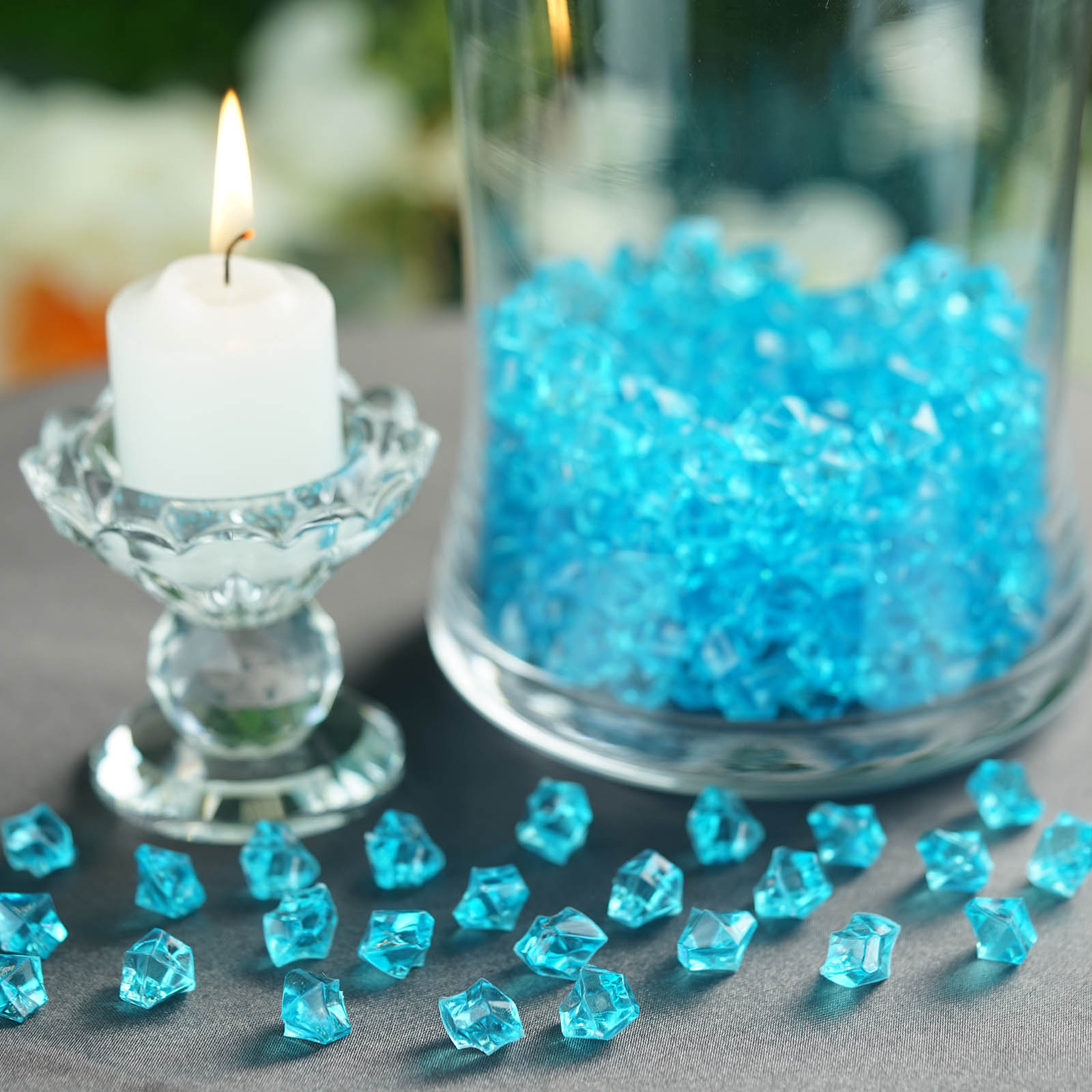 800 pcs MINI CRYSTAL Ice Acrylic Vases Fillers Wedding Party Home