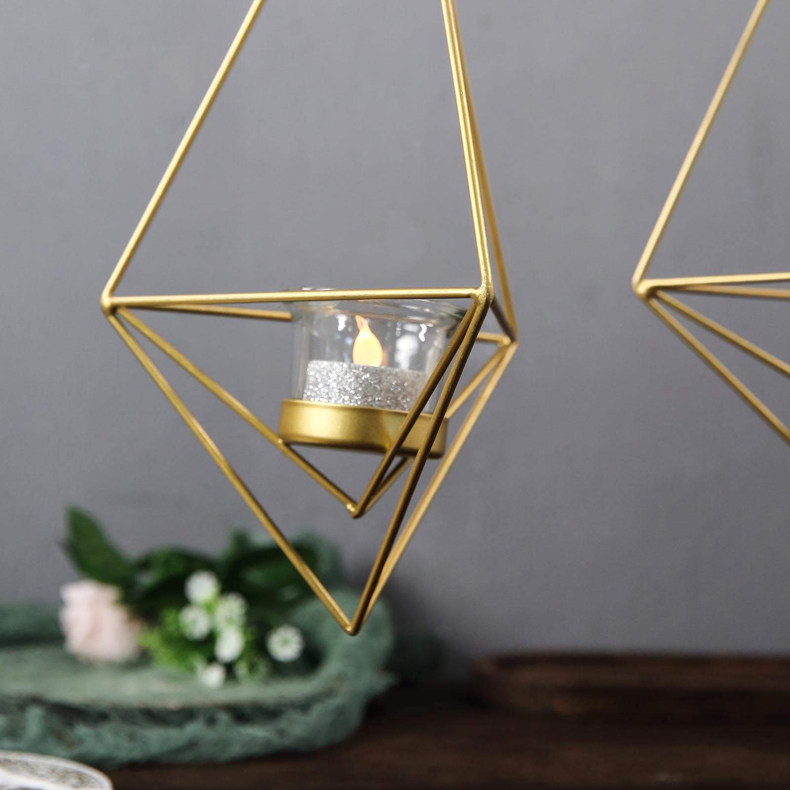 Geometric Candle Holders Hanging Decorations Party Events Wedding Centerpieces eBay