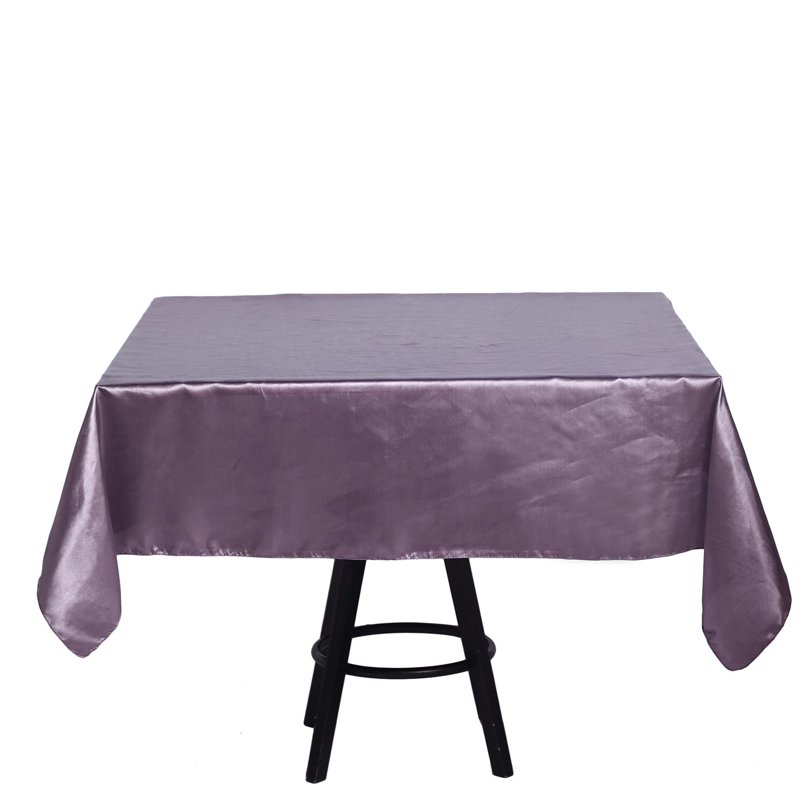 72 inches Square SATIN TABLE OVERLAYS Wedding Catering Event Dinner Decorations - Picture 5 of 244