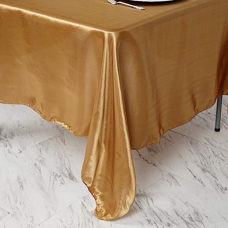 72 inches Square SATIN TABLE OVERLAYS Wedding Catering Event Dinner Decorations - Picture 98 of 244