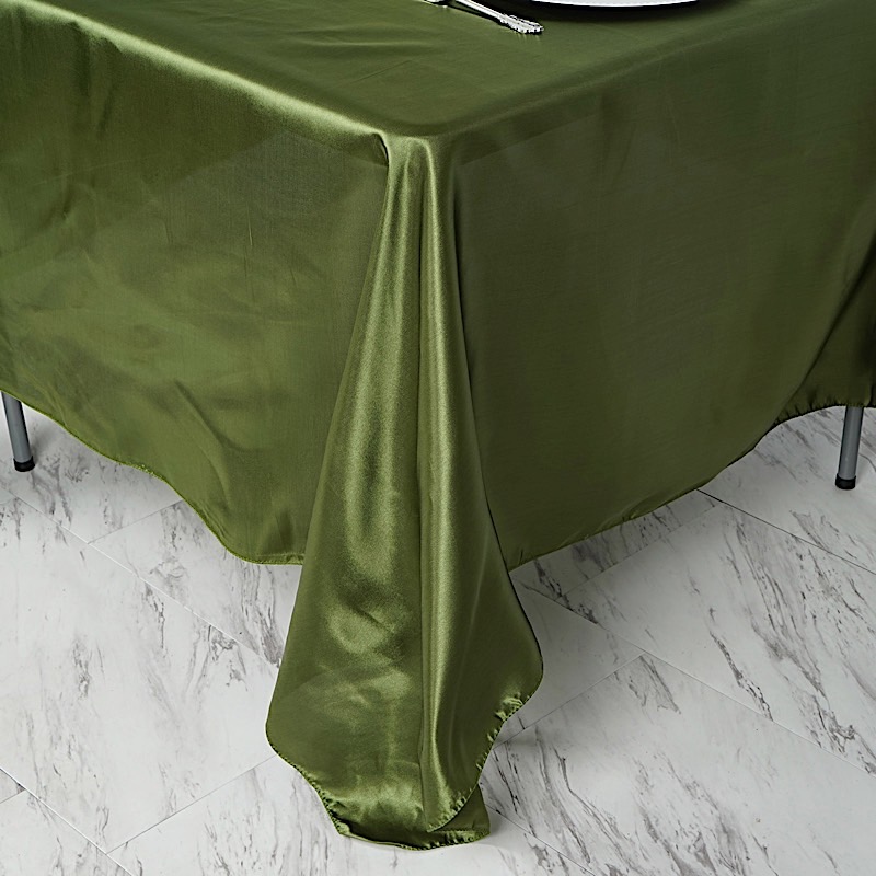 72 inches Square SATIN TABLE OVERLAYS Wedding Catering Event Dinner Decorations - Picture 238 of 244