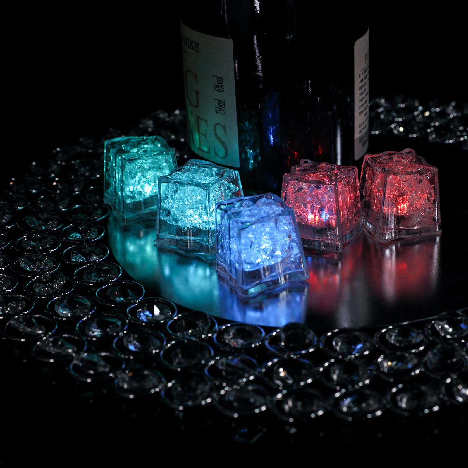 LED Small Submersible Cube Lights Centerpieces Wedding Party