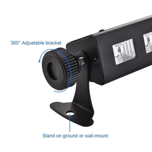27 Watt LED Stage Wall Backdrop Strobe Spotlight Adjustable Rate Wedding - Picture 8 of 26