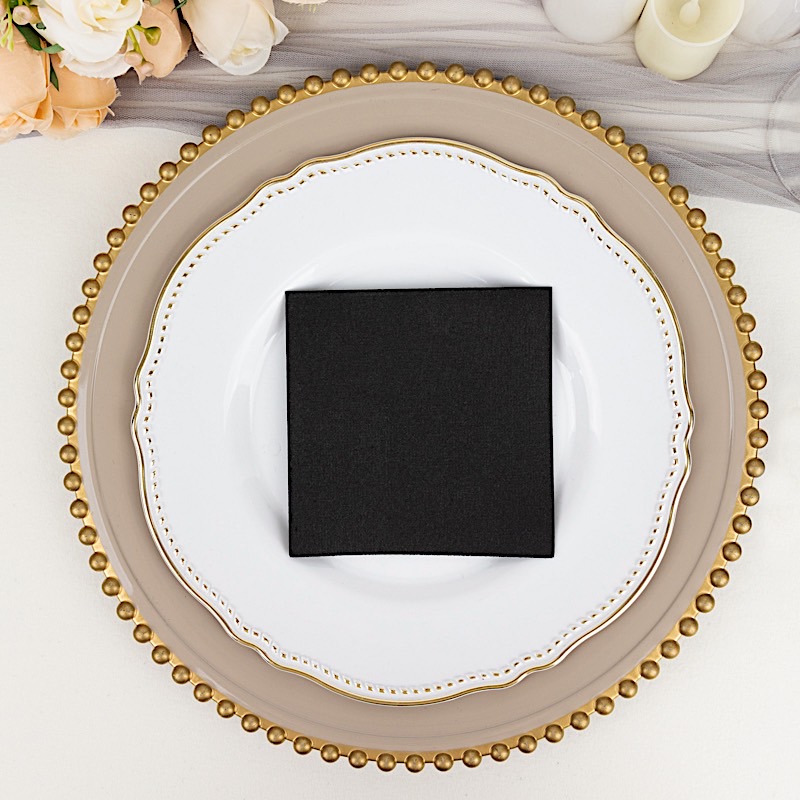 20 Square 10x10 in Disposable Airlaid Paper Cocktail NAPKINS Party Decorations - Picture 7 of 106